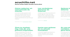 Desktop Screenshot of acuchillo.net