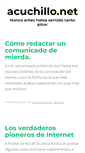 Mobile Screenshot of acuchillo.net